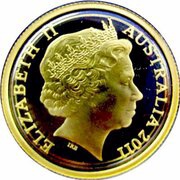 10 Dollars - Elizabeth II 4th Portrait - Ram's Head - Gold Proof obverse image