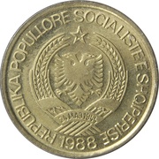 1 Lek obverse image