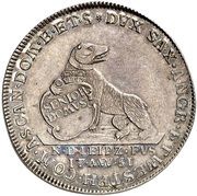 1 Thaler - August Louis, Germany, 1751 reverse image