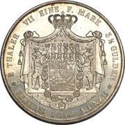 2 Thalers / 3½ Gulden - Henry, Germany, 1840 reverse image