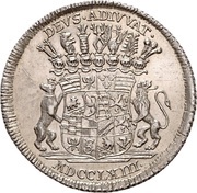 ⅔ Thaler - Frederick August, Germany, 1763 reverse image