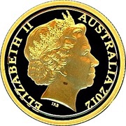 10 Dollars - Elizabeth II 4th Portrait - Mareeba Rock-Wallaby - Gold Proof obverse image