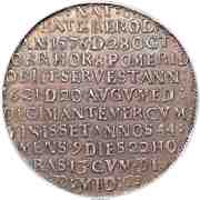 1 Thaler - Rudolph Death, Germany, 1621 reverse image