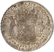1 Thaler - Frederick August, Germany, 1767 reverse image