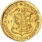 1 Ducat - Frederick August, Germany, 1764-1767 reverse image
