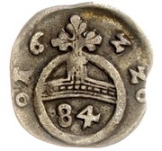 1 Dreier - Christian I, Augustus, Louis, John Casimir, George Aribert and John Kipper, Germany, 1622 reverse image
