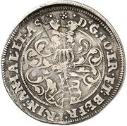 ¼ Thaler - Joachim II Ernest and Bernhard VII obverse image