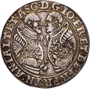½ Thaler - Joachim II Ernest and Bernhard VII obverse image