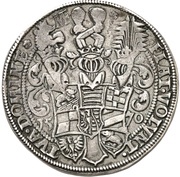 1 Thaler - Joachim II Ernest and Bernhard VII, Germany, 1567-1570 reverse image