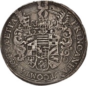 1 Thaler - Christian I, August, Louis, John Casimir and George Aribert obverse image