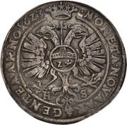 1 Thaler - Christian I, August, Louis, John Casimir and George Aribert, Germany, 1622 reverse image