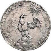 ⅔ Thaler - Charles Eugene, Germany, 1676 reverse image