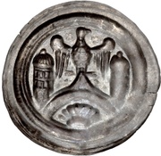 Denier Bracteate - Walter II, Germany, 1135-1166 reverse image