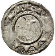Light Denier - Hartwig I of Lierheim, Germany, 1167-1184 reverse image