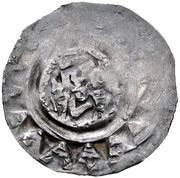 Light Denier - Hartwig I of Lierheim, Germany, 1167-1184 reverse image
