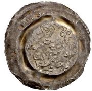 Obol Bracteate - Udalschalk of Eschenlohe, Germany, 1184-1202 reverse image