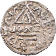 Denier - Ulrich I, Germany, 923-973 reverse image