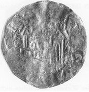 Denier anonyme à la Vierge, Germany, 1047-1080 reverse image