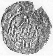 Denier anonyme au saint Ulric, Germany, 1075-1100 reverse image