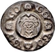 Denier Bracteate - Udalschak of Eschenlohe, Germany, 1184-1202 reverse image