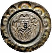 Denier Bracteate - Udalschalk of Eschenlohe, Germany, 1184-1202 reverse image