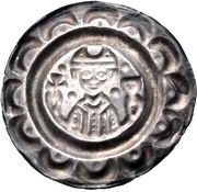 Denier Bracteate - Udalschak of Eschenlohe, Germany, 1184-1202 reverse image