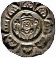 Denier Bracteate - Hartwig II of Hirnheim, Germany, 1202-1208 reverse image