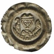 Denier Bracteate - Hartmann of Dillingen, Germany, 1250-1286 reverse image