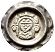 Denier Bracteate - Hartmann of Dillingen obverse image