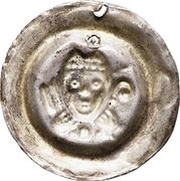 Denier Bracteate - Wolfhard of Roth-Wackernitz, Germany, 1288-1302 reverse image