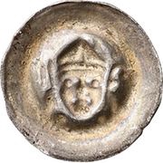 Denier Bracteate - Marquardt of Randeck, Germany, 1348-1366 reverse image