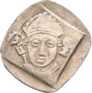 1 Pfennig "Vierschlagpfennig" - Frederick III of Hohenzollern and Henry IV of Lichtenau obverse image