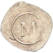 1 Pfennig "Vierschlagpfennig" - Frederick III of Hohenzollern and Henry IV of Lichtenau, Germany, 1494-1515 reverse image