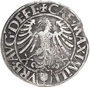 1 Batzen - Eberhard IV of Eppstein-Königstein, Germany, 1515 reverse image