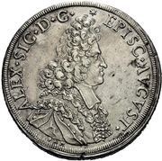 1 Thaler - Alexander Sigismund of Pfalz-Neuburg obverse image