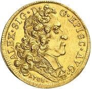 2 Ducats - Alexander Sigismund of Palatinate-Neuburg obverse image