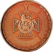 10 Dollars - Elizabeth II 4th Portrait - Victoria Cross - Ballot Coin, Australia, 2014 reverse image