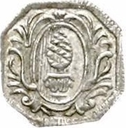 1 Heller Silver pattern strike obverse image