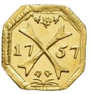1 Heller Klippe; Pattern, Germany, 1749-1776 reverse image