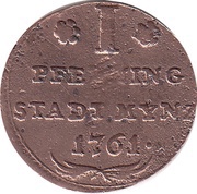 1 Pfennig, Germany, 1759-1780 reverse image
