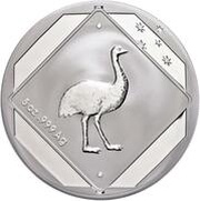 10 Dollars - Elizabeth II 4th Portrait - Emu Road Sign, Australia, 2015 reverse image
