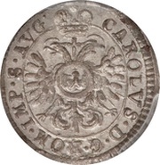1 Kreuzer, Germany, 1726 reverse image