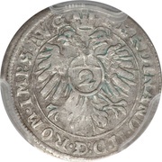 2 Kreuzer, Germany, 1623-1637 reverse image
