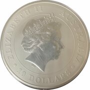 10 Dollars - Elizabeth II 4th Portrait - Koala - Silver Bullion Coin obverse image
