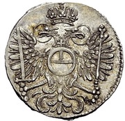 1 Dreier, Germany, 1715 reverse image