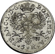 5 Kreuzer / 7 Kreuzer, Germany, 1758-1759 reverse image