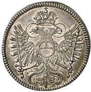 1⁄16 Thaler, Germany, 1715 reverse image