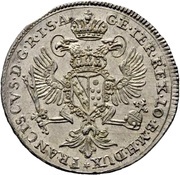 10 Kreuzer, Germany, 1761-1765 reverse image