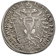 ⅙ Thaler, Germany, 1628 reverse image