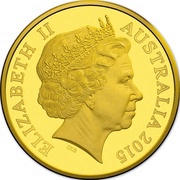 10 Dollars - Elizabeth II 4th Portrait - 100th Anniversary of the Gallipoli Landing - Gold Proof obverse image